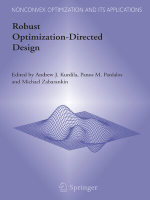 cover image of Robust Optimization-Directed Design